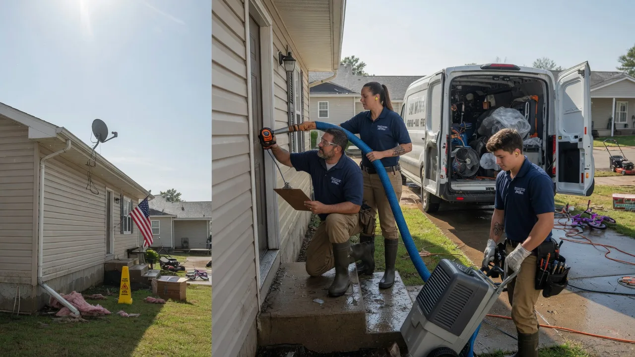 Ceiling Water Damage Restoration in Wooster, OH near me